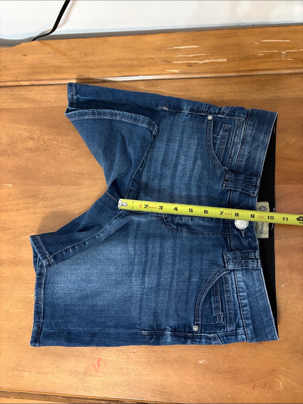 Democracy AbTechnology Denim Bermuda Shorts Size 6 - Picture 4 of 11